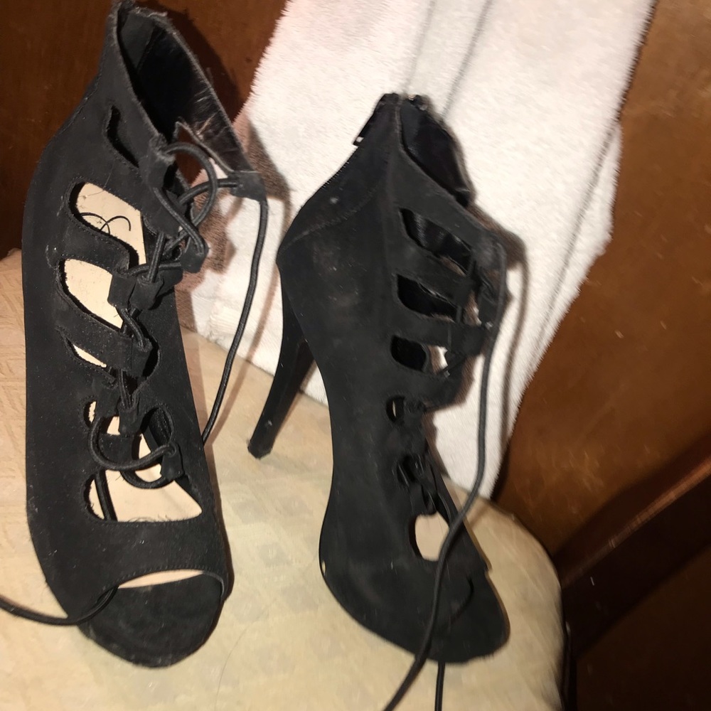 Black heels